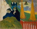 Les femmes d’Arles dans le jardin public le Mistral postimpressionnisme Paul Gauguin